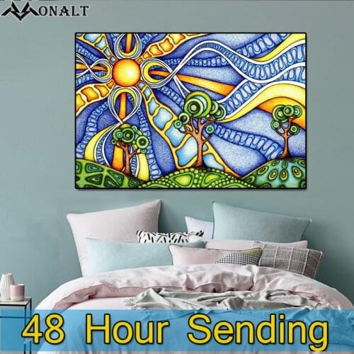 Canvas Painting Wall Art Abstract Colorful Geometric Picture Street Art Graffiti Posters on the Wall Red Graffiti Painting Decor