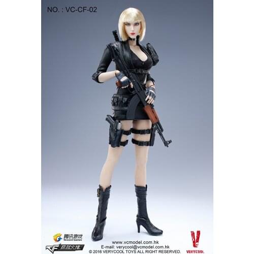 1/6 scale Collectible Female soldier figure Cross Fire Mandala the Protector 12" action figure doll Plastic model toys