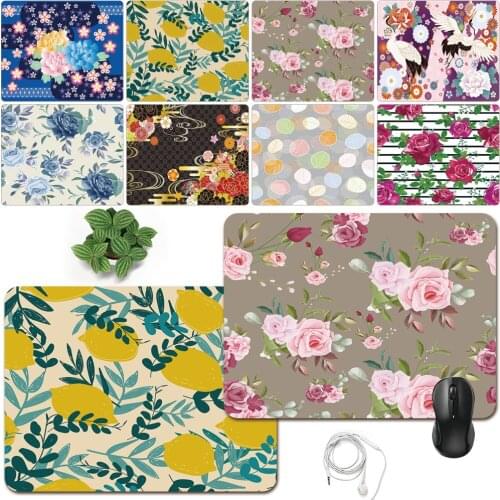 Mouse Pad League of Legends Gaming Mouse Pad 25x21cm Small Waterproof Flower Pattern Series Portable Office Computer Accessories