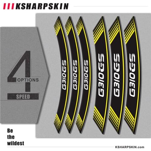 Creative transformation motorcycle sticker accessories tire wheel reflective decorative decal for BMW G310GS