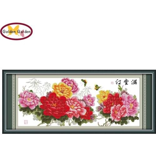 GG Success In Every Field Chinese Cross Stitch Kit 11CT14CT DIY Kits Embroidery Cross Crafts Cross-Stitching Set for Home Decor