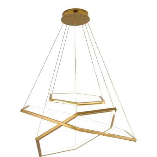 2019 New Products Indoor Home Office Living Room Ceiling Hanging Modern European Circle Led Ring Pendant Light lustre pendente