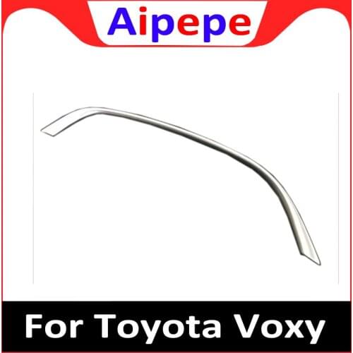 Car Cover Detector Trims ABS Chrome Matte Car Middle Console Control Dashboard Panel for Toyota Voxy Noah R80 2017 2018 2019