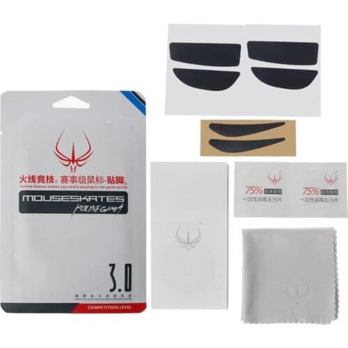 2 Sets/Pack Original Hotline Games Competition Level Mouse Feet Mouse Skates Gildes for Logitech G9 G9X Mouse 0.6mm Thickness