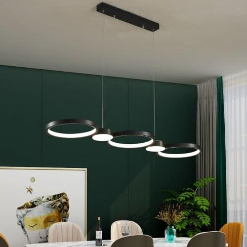 Post-modern three-headed chandelier personality simple living room light creativity atmosphere dining room bedroom lamp