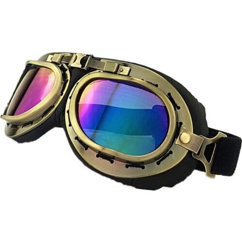 Retro Vintage Motorcycle Helmet Eyewear Goggles Riding Glasses