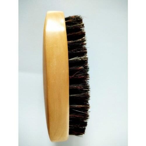 100% Boar Bristle Beard Brush&Mustache brush For Gentlemen Beard Care Engrave Logo