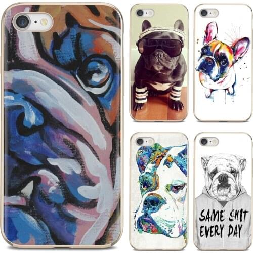 For Samsung Galaxy J1 J2 J3 J4 J5 J6 J7 J8 Plus 2018 Prime 2015 2016 2017 EU Silicone Skin Cover French English Bulldog design