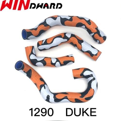 High Temperature Resistance Motorcycle Silicone radiator coolant hose kit For 1290DUKE 1290 DUKE