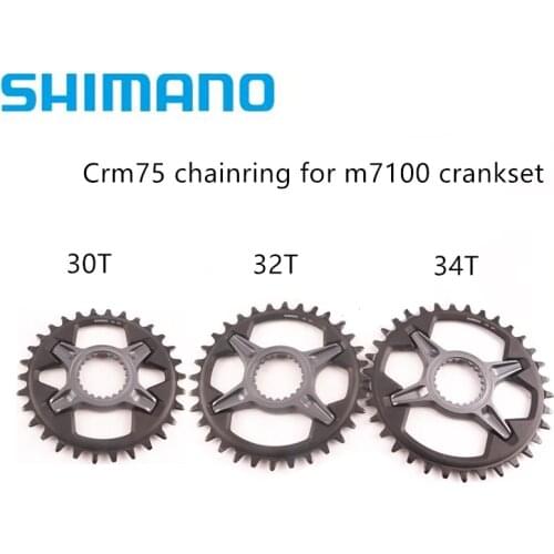 Shimano Original CRM75 12 speed Chainring For SLX M7100 M8100 M9100 12 Speed Crankset MTB Bike Bicycle SM CRM75 Crown Plate disc
