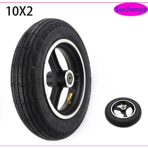 10 inch 10 x 2 Tire and rims hub for Electric Scooter Balance Scooter Childrens Car and Baby Carriage Accessories