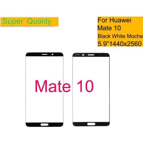 10Pcs/lot 5.9" For Huawei Mate 10 ALP-L09 ALP-L29 Touch Screen Touch Panel Sensor Digitizer Front Glass Outer LCD Mate10