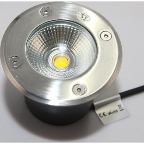 15W Dimmable COB LED Underground Light Spot Lamp IP67 Waterproof Lamp Outdoor under ground Garden Light AC85-265V/DC12V