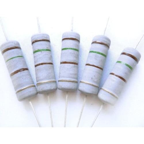 5w 150 ohm 150R ohm 100% Original New Fixed Resistor Metal Oxide Film Resistors Resistance +/- 5% (100pcs)