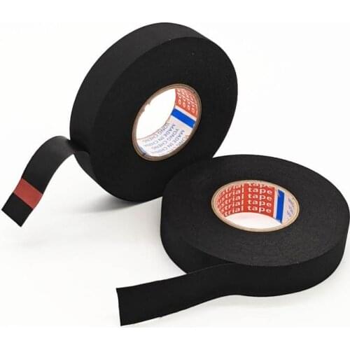 Automotive Wiring Harness Cloth Tape Automotive Anti-vibration and Noise-proof Universal Black Flannel Self-adhesive Felt Tape