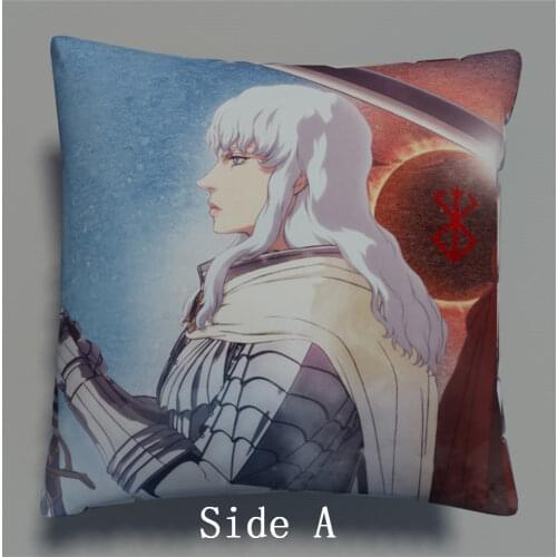 Berserk Kentaro Miura Anime Two Side Pillowcases Hugging Pillow Cushion Case Cover Otaku Cosplay Gift New 537