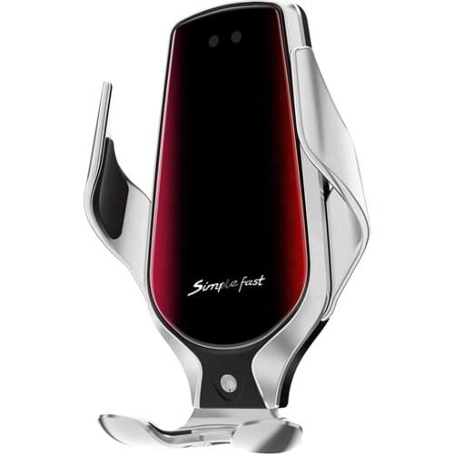 Qi 10W Wireless Car Charger Automatic Clamp Fast Charge Phone Holder for Huawei P30Pro Iphone XS XT XS MAX X Wireless Charger