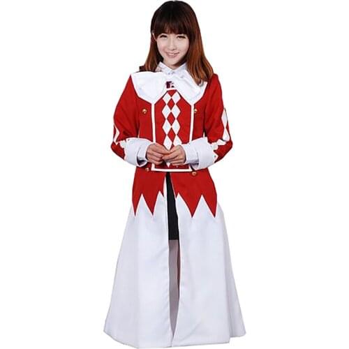 Brdwn PanDuoLa Hearts womens B-Rabbit Alice Cosplay Costumes (Trench+shirt+skirt+bowknot)