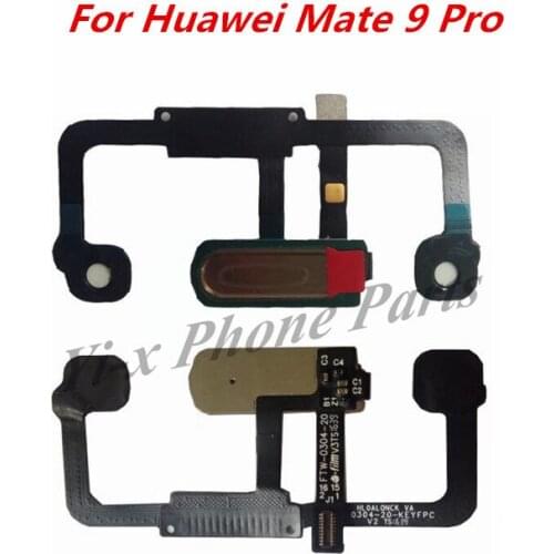 For Huawei Mate 9 Pro New Back Home Button Fingerprint Sensor Flex Cable Touch ID Return Flex Ribbon Replacement Parts