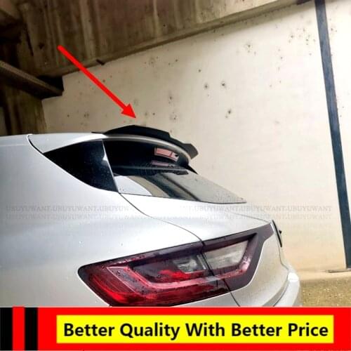 EPFBSQPRear Roof Lip Spoiler For Renault Megane 4 IV GT Sport Tourer 2016-2020 Hatchback Spoiler ABS Universal Car Tail Wing