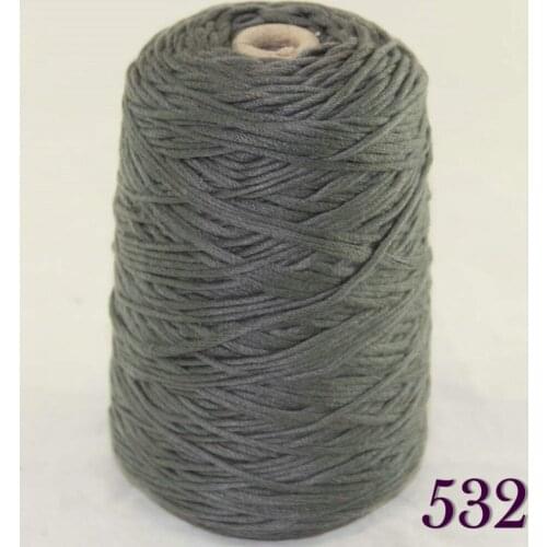 1X400g soft sell high quality 100% cotton hand-woven yarn Charcoal cone 422-532