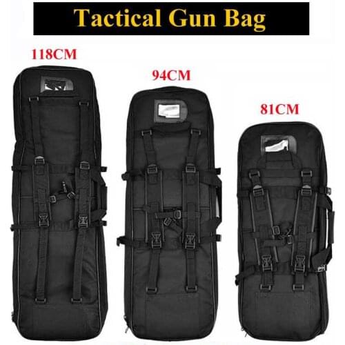 81cm 94cm 118cm Nylon Tactical Gun Bag Sniper Rifle Gun Case Airsoft Holster Shooting Hunting Accessories Army Military Backpack