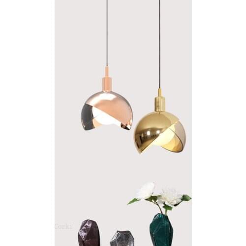 Nordic LED Pendant Lights Modern metal Glass Hanging Lamp Creative Design Bedside Living Room Home Decor Lighting Fixtures