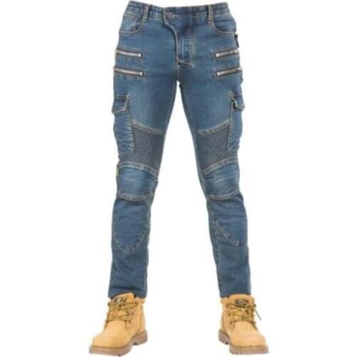 2018 new MJ-817 motorcycle locomotive knight racing straight pants motocross riding straight trousers 19