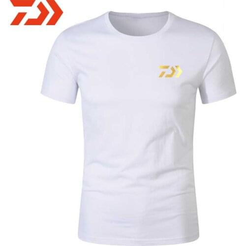 2019 New Quick Dry Summer Daiwa Fishing Clothing Shirt Men Outdoor Sports Breathable Fishing Shirt Hiking Camping Fishing Jersey
