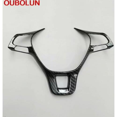 OUBOLUN For Volkswagen Passat B8 2016 2017 2018 Steering Wheel Frame Moulding Cover Trim Styling Interior Accessories ABS