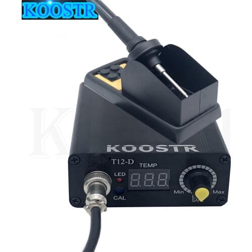 KO-T12-K Digital Display Soldering Station Set Temperature Controller Electric Soldering Tool Hot Air Soldering Station