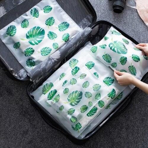 Transparent Zip Lock Plastic Storage Bag Travel Necessary Simple Makeup Toiletry Bag shoe bag Bath wardrobe organizer JMA081