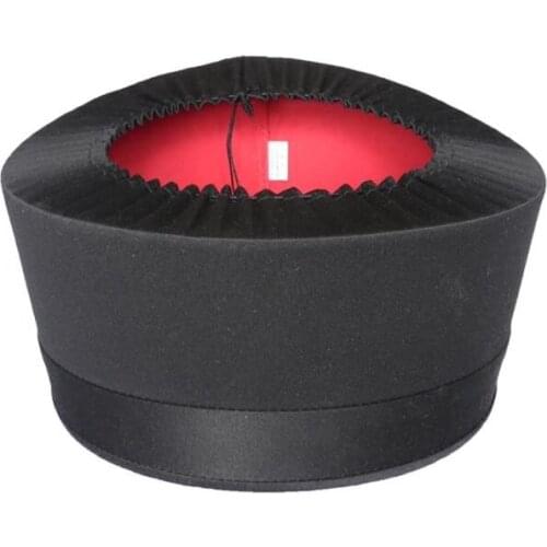 Unisex high quality taoism cap Taoist priest hat hexagonal hat cloth towels