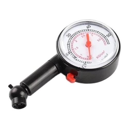 Tire Pressure Monitoring System 0-50 psi Tire Pressure Gauge Dial Meter Wheel Air Pressure Tester for Car Bike Motorcycle Truck