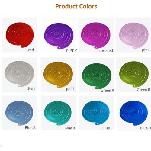 10pcs Hanging Sequins Color bar Birthday Party Supplies Foil Banner Spiral Ribbon Ornaments PVC Home Decorations free shipping