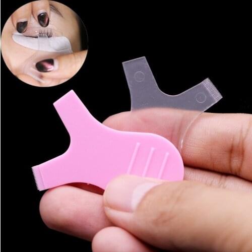 10 Pcs/Pack Reusable Plastic Eyelash Brush Clean Y Shape Grafted Eyelashes Brushes Women Makeup Mascara Tools