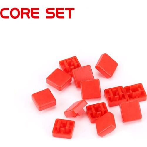 1000PCS square Tact Cap For 12*12*7.3 mm Tact Switches Tactile Button Caps 12x12x7.3 mm