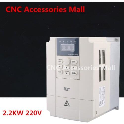 2.2kw 220V BEST Frequency Inverter VFD Variable Frequency Drive for spindle motor