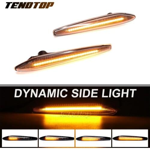 2Pcs Flowing Turn Signal LED Side Light Sequential Blinker Lamp Car Styling For Alfa Romeo 159 Typ 939 2005-2010 Boera Typ 939