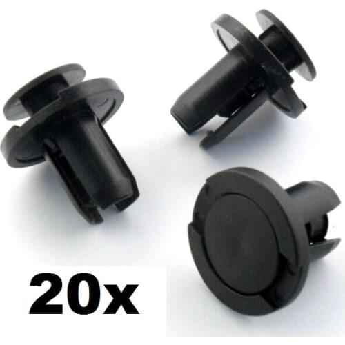20x 10mm Push Fit For Honda Bumper, Grille & Engine Under Tray Trim Panel Clips #91503-S0K-A01