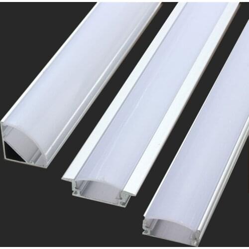 U V YW led strip aluminium Corner Aluminium Profile Channel Holder for LED Strip Light Bar Under Cabinet Lamp Kitchen Closet