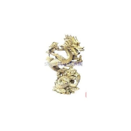 Bronze statue copper dragon zodiac decoration home gifts