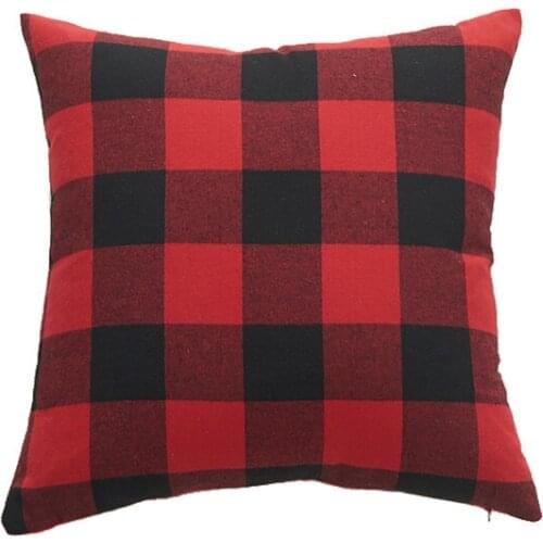 Nordic new home dec sofa cushion cover 30*50 40*40 45*45 50*50 60*60 striped plaid no inner square red sofa pillow covers X104