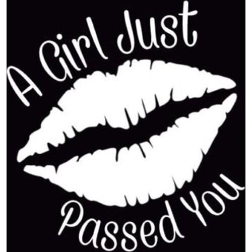 Hot Creativity Car Stickers Ladys Girl Mouths Decals for Motorcycle Car Decorative KK16*16cm Vinyl