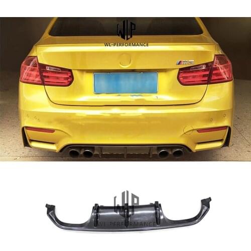 M4 F82 F83 P Style High Quality Car styling Carbon Fiber Auto Car Rear lip Aprons Diffuser For BMW F80 F82 F83 Car Body Kit