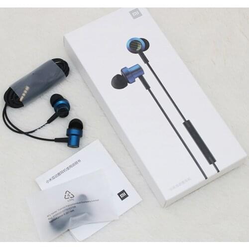 1.25M Xiaomi 3.5MM Jack Earphone Blue Magnetic In-Ear With Mic Headphone For Mi Note 10 CC9 X2 F2 Pro Redmi 8A 9C Note 8T 9 Pro