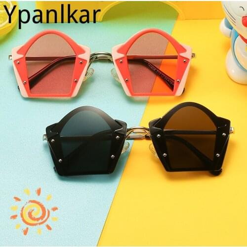 Fashion Kids Sunglasses Polarized metal Frame Sun Glasses Girls Boys flower Childrens Mirror Baby Eyeglasses UV400 Summer Beach