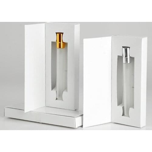 Wholesale 10ML 17*62*147ML Customizable Paper Boxes And Frosted Glass Perfume Bottle With Atomizer