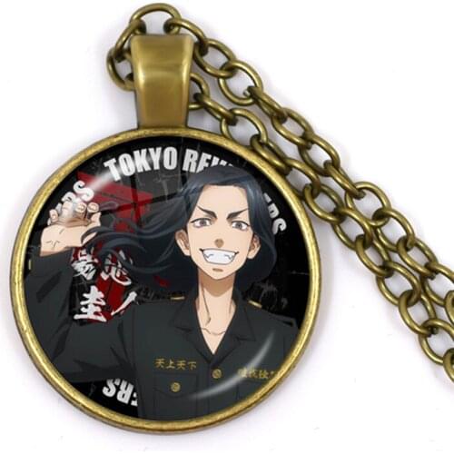 Tokyo Swastika Avengers Tokyo Revengers Necklace Anime Peripheral Pendant Sweater Chain Gift