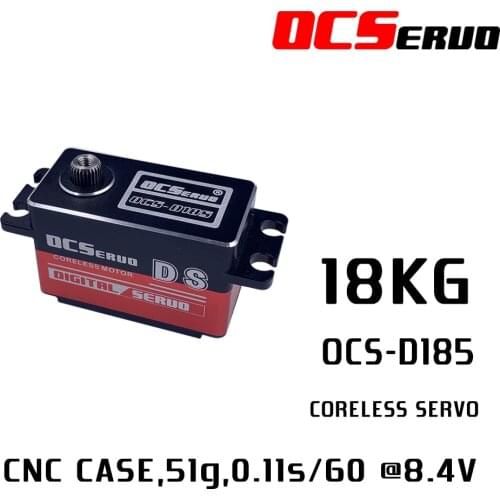 OCS-D185 8.4V 18kg.cm 51g Coreless Motor Torque Servo